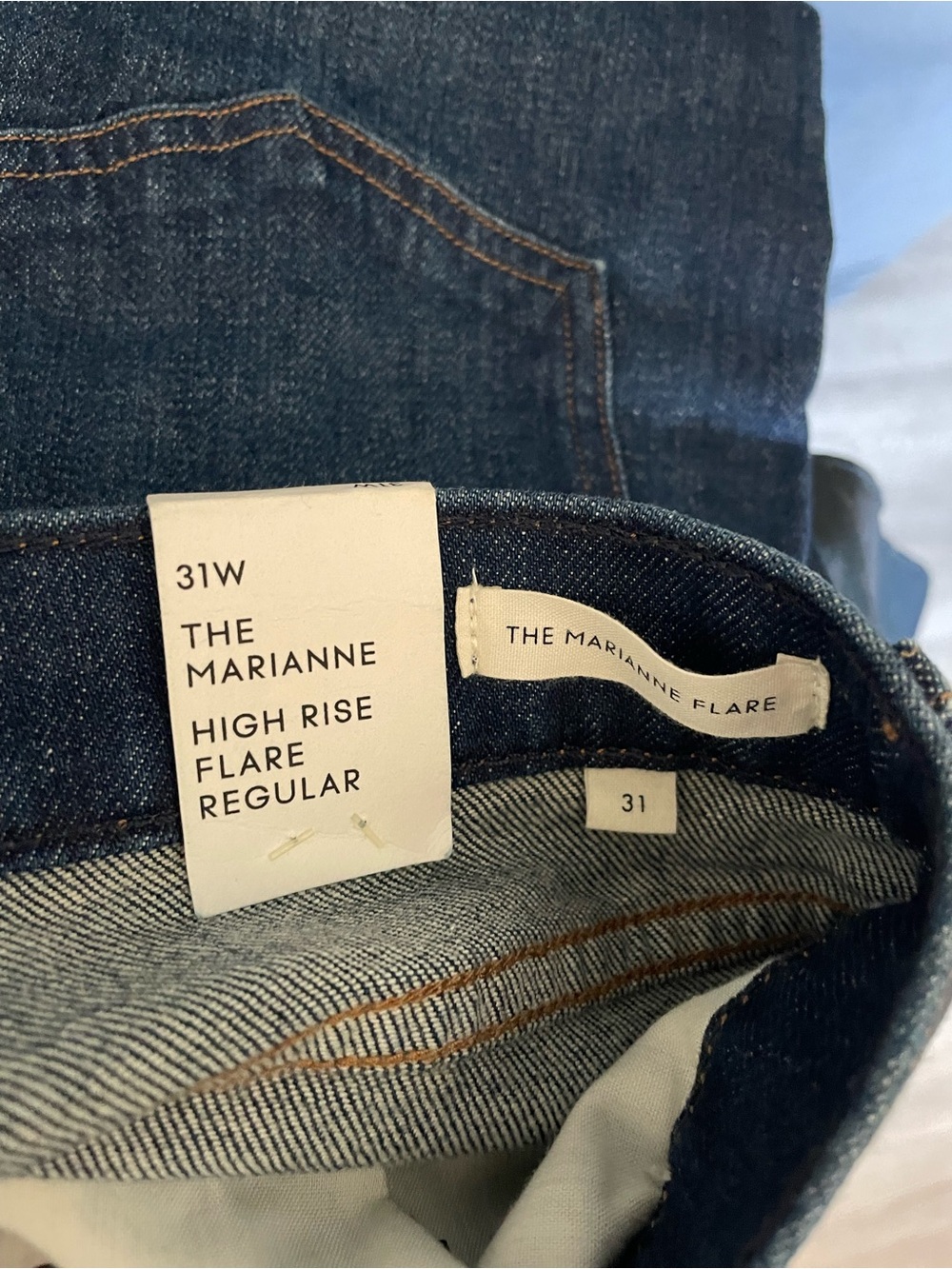 Denim Forum The Marianne High Rise Flare NWT Size 31 - Picture 9 of 10